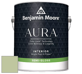 Benjamin Moore Aura 528 Waterborne Interior Semi-gloss Finish краска цвет 542 Corn Stalk