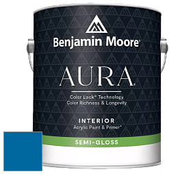 Benjamin Moore Aura 528 Waterborne Interior Semi-gloss Finish краска цвет NCS S 3065-R90B 