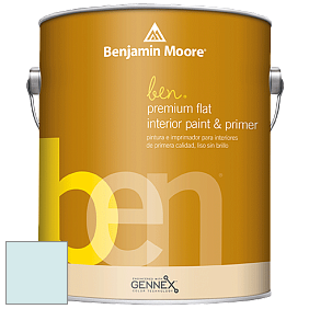 Benjamin Moore Ben W625 Premium Interior Latex Flat краска цвет 2057-70 Icy Blue