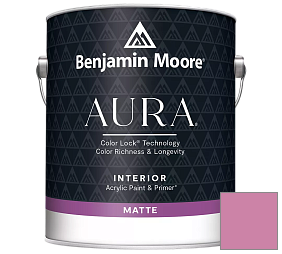 Краска Benjamin Moore Aura Interior Paint - Matte (522) цвет 2078-40 Paradise Pink