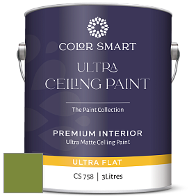 COLOR SMART CS 758 ULTRA CEILING PAINT ультраматовая краска цвет NCS S 3060-G40Y 