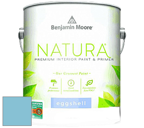 Benjamin Moore 513 Natura Interior Eggshell Finish краска с блеском цвет 2058-50 Aquarium Blue