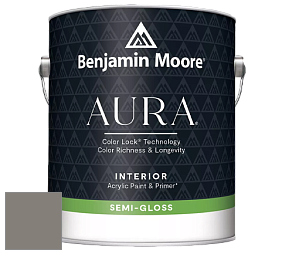 Benjamin Moore Aura 528 Waterborne Interior Semi-gloss Finish краска цвет NCS S 5502-Y20R 