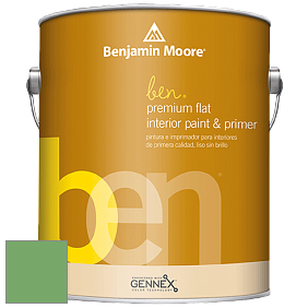 Benjamin Moore Ben W625 Premium Interior Latex Flat краска цвет NCS S 2050-G20Y 