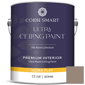 Краска COLOR SMART CS 758 ULTRA CEILING PAINT ультраматовая краска цвет 1007 Beigewood