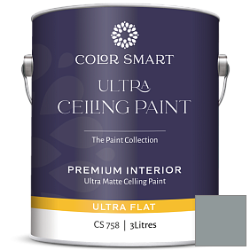 Краска COLOR SMART CS 758 ULTRA CEILING PAINT ультраматовая краска цвет 1587 Gibraltar Cliffs