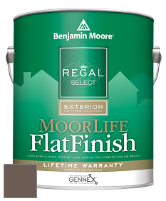 Benjamin Moore W105 Regal Select Exterior Paint-MoorLife Flat Finish краска цвет 2111-30 Mustang