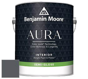 Benjamin Moore Aura 528 Waterborne Interior Semi-gloss Finish краска цвет 1609 Temptation