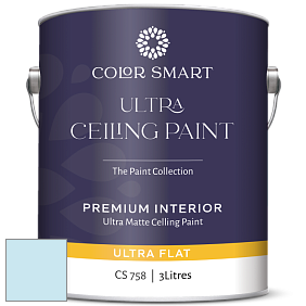 COLOR SMART CS 758 ULTRA CEILING PAINT ультраматовая краска цвет 2066-70 Light Blue