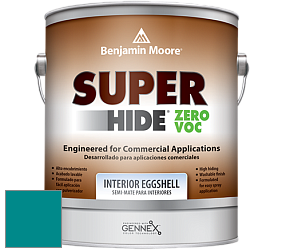 Benjamin Moore 357 Super Hide Zero Voc Interior Eggshell краска цвет 2056-30 Surf Blue