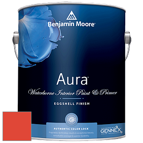 Benjamin Moore Aura 524 Waterborne Interior Eggshell Finish краска цвет NCS S 0585-Y80R 