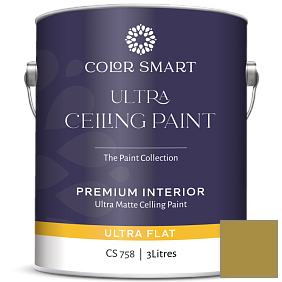 Краска COLOR SMART CS 758 ULTRA CEILING PAINT ультраматовая краска цвет 2150-20 Lichen Green