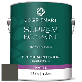 COLOR SMART CS 619 SUPREM ECO PAINT матовая краска цвет NCS S 8005-G80Y 