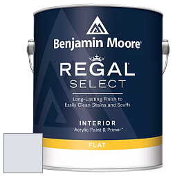 Benjamin Moore 547 Regal Select Waterborne Interior Flat Finish краска цвет 1401 Nosegay