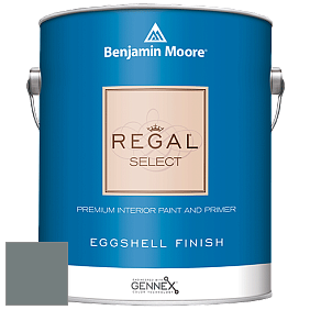 Benjamin Moore 549 Regal Select Waterborne Interior Eggshell Finish краска цвет 2122-20 Steep Cliff Gray