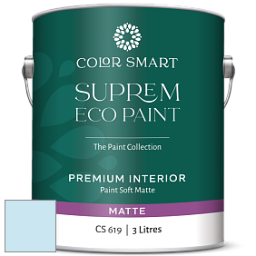 COLOR SMART CS 619 SUPREM ECO PAINT матовая краска цвет 2065-70 Bashful Blue