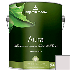 Краска Aura Waterborne Interior Semi-gloss Finish (528) цвет 1443 Raindrops on Roses