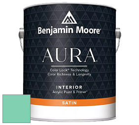 Benjamin Moore Aura 526 Waterborne Interior Satin Finish покрытие цвет NCS S 1040-B90G 