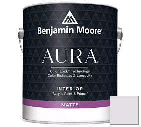Краска Benjamin Moore Aura Interior Paint - Matte (522) цвет 2117-70 Dreamy Cloud