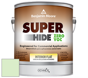 Benjamin Moore 355 Super Hide Zero Voc Interior Flat краска цвет 2032-60 Citra Lime