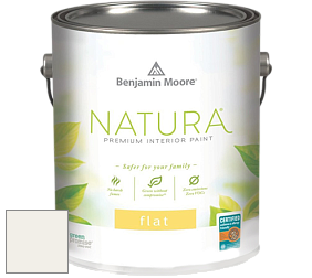 Benjamin Moore 512 Natura Interior Flat Finish матовая краска цвет OC-129 Alabaster