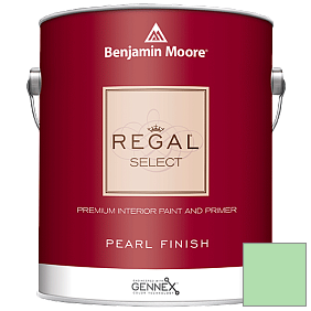 Краска Benjamin Moore 550 Regal Select Waterborne Interior Pearl Finish краска цвет 2033-50 Bud Green