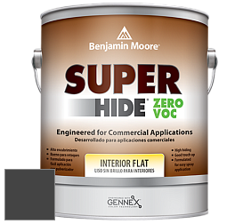 Benjamin Moore 355 Super Hide Zero Voc Interior Flat краска цвет 2133-10 Onyx