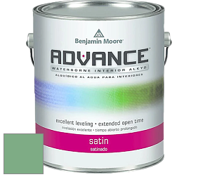 Benjamin Moore 792 Advance Interior Paint-Satin эмаль цвет 2035-40 Stokes Forest Green