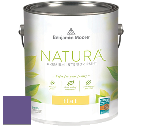 Benjamin Moore 512 Natura Interior Flat Finish матовая краска цвет 2071-30 Mystical Grape