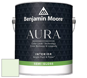 Benjamin Moore Aura 528 Waterborne Interior Semi-gloss Finish краска цвет 2032-70 Lime Sorbet