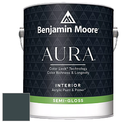 Benjamin Moore Aura 528 Waterborne Interior Semi-gloss Finish краска цвет NCS S 8010-B30G 
