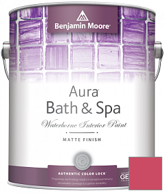 Краска Benjamin Moore Aura Bath & Spa Interior Paint Matte Finish (532) цвет 2001-30 Spring Tulips