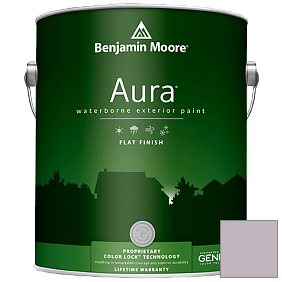 Краска Aura Waterborne Exterior Flat Finish (629) цвет 2115-50 Iced Mauve