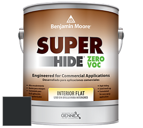 Benjamin Moore 355 Super Hide Zero Voc Interior Flat краска цвет RAL 9017 