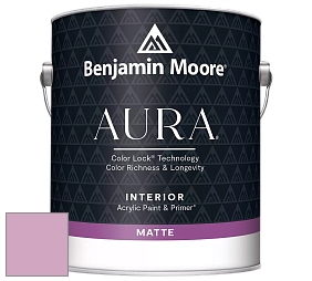 Benjamin Moore Aura 522 Interior Paint - Matte краска цвет 2083-50 Pink Pansy