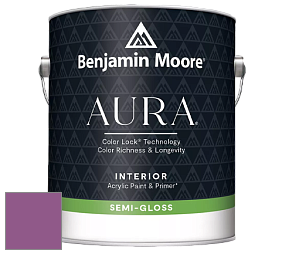 Benjamin Moore Aura 528 Waterborne Interior Semi-gloss Finish краска цвет NCS S 3050-R40B 