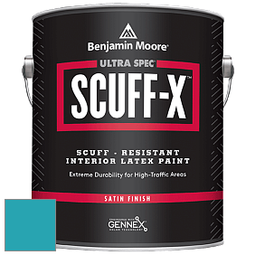 Benjamin Moore 486 Ultra Spec SCUFF-X Interior Satin Finish краска цвет NCS S 2050-B20G 