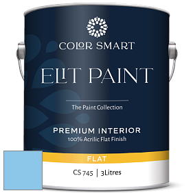 COLOR SMART CS 745 ELIT PAINT глубокоматовая моющаяся краска цвет NCS S 0540-R90B 
