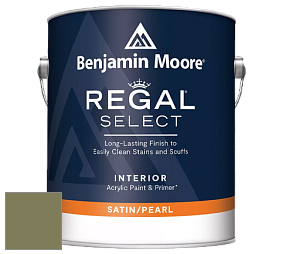 Benjamin Moore 550 Regal Select Waterborne Interior Pearl Finish краска цвет 489 Oak Grove