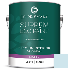 Краска COLOR SMART CS 619 SUPREM ECO PAINT матовая краска цвет 2061-70 Caribbean Mist
