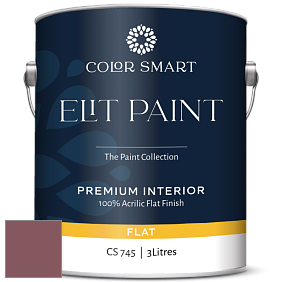 COLOR SMART CS 745 ELIT PAINT глубокоматовая моющаяся краска цвет NCS S 5030-R10B 