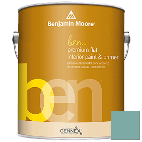 Краска Ben Premium Interior Latex Flat (W625) цвет 2050-40 Florida Keys Blue