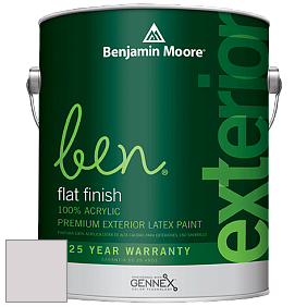 Benjamin Moore Ben 541 Waterborne Exterior Flat Finish краска цвет 2115-60 Majestic Mauve