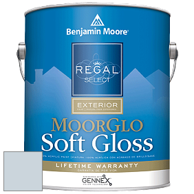 Benjamin Moore W096 Regal Select Exterior Paint-Moor GloSoft Gloss Finish краска цвет 2128-60 Beacon Gray