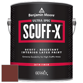Benjamin Moore 486 Ultra Spec SCUFF-X Interior Satin Finish краска цвет RAL 3009 