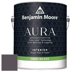 Benjamin Moore Aura 528 Waterborne Interior Semi-gloss Finish краска цвет AF-645 