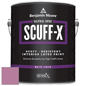 Benjamin Moore 484 Ultra Spec SCUFF-X Interior Matte Finish краска цвет 2083-40 Begonia