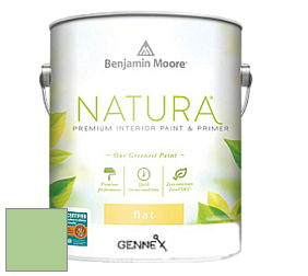 Benjamin Moore 514 Natura Interior Semi-Gloss Finish краска цвет 550 Paradise Hills Green
