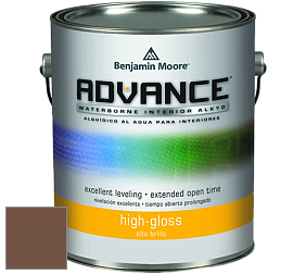 Benjamin Moore 794 Advance Interior Paint-High Gloss глянцевая алкидная эмаль цвет 2096-10 Seed Brown