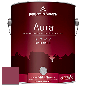 Benjamin Moore Aura 631 Waterborne Exterior Satin Finish краска цвет 2078-10 Roseate